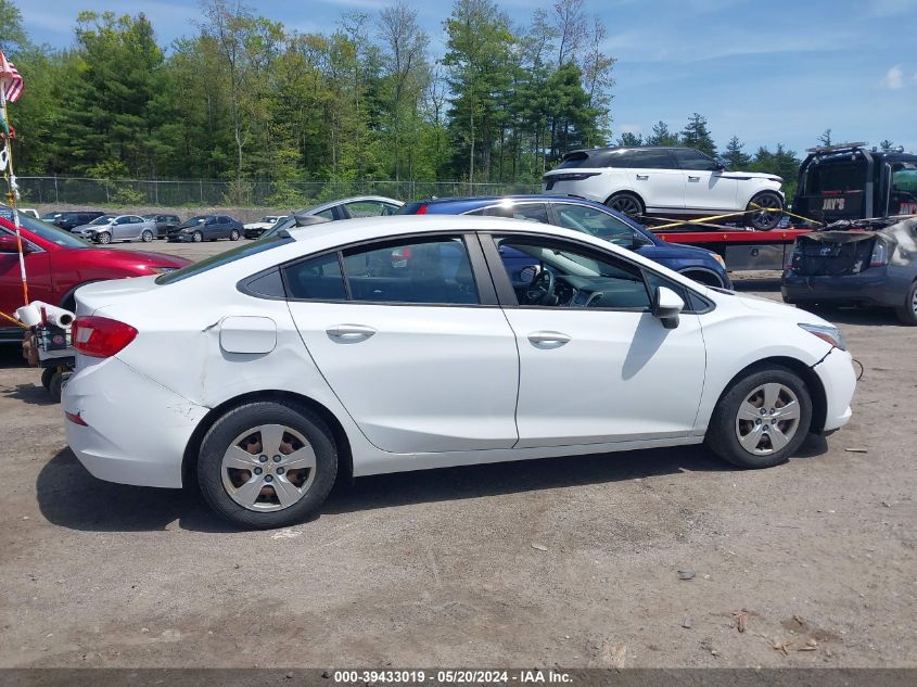 2016 Chevrolet Cruze Ls Auto VIN: 1G1BC5SM2G7269544 Lot: 39433019