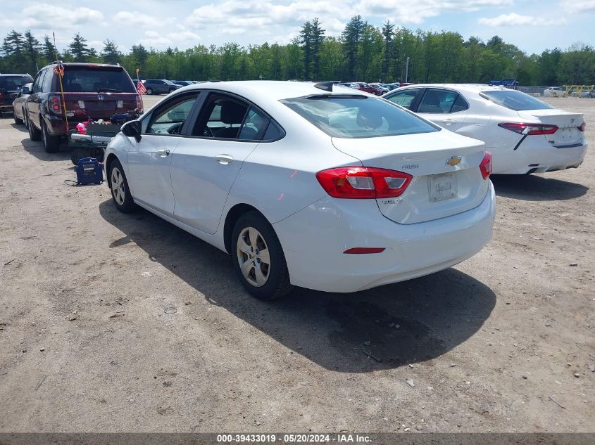 2016 Chevrolet Cruze Ls Auto VIN: 1G1BC5SM2G7269544 Lot: 39433019