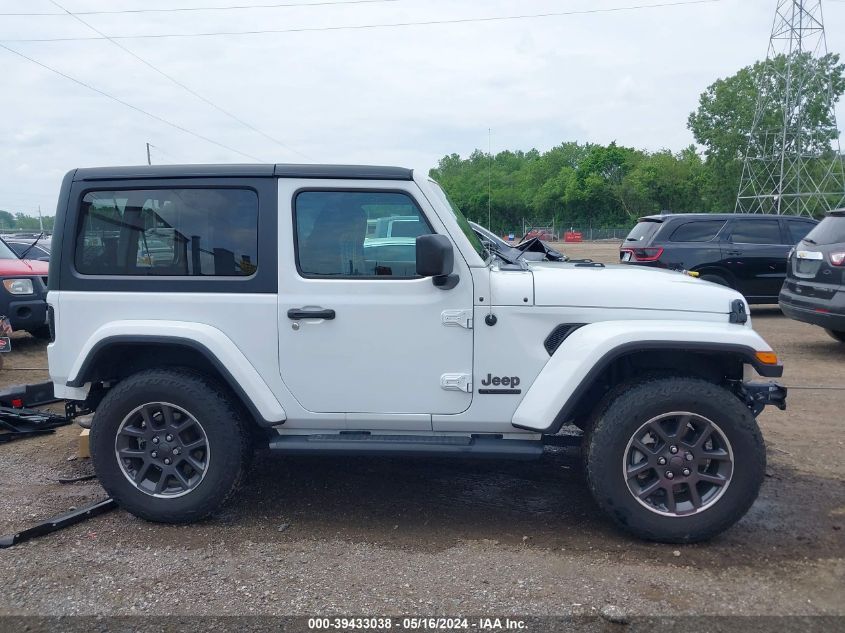 2021 Jeep Wrangler 80Th Anniversary 4X4 VIN: 1C4GJXAN8MW584682 Lot: 39433038