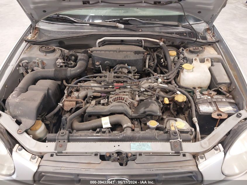 2002 Subaru Impreza Outback Sport VIN: JF1GG68592H803025 Lot: 39433041
