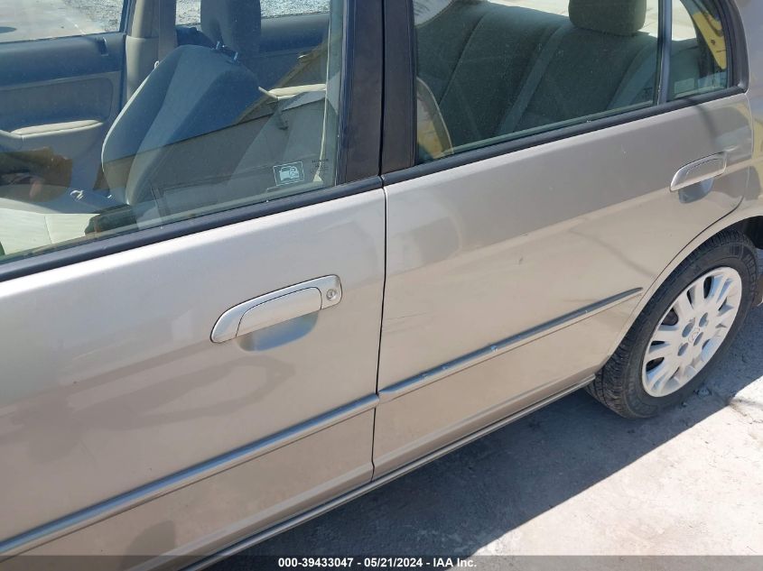 2004 Honda Civic Lx VIN: 2HGES16504H579454 Lot: 39433047