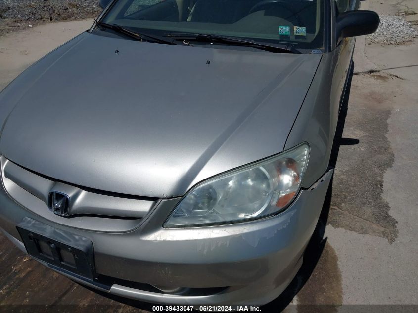 2004 Honda Civic Lx VIN: 2HGES16504H579454 Lot: 39433047