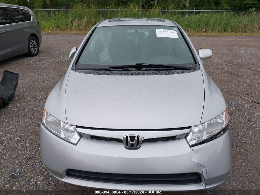 2008 Honda Civic Ex VIN: 1HGFA15868L063806 Lot: 39433054