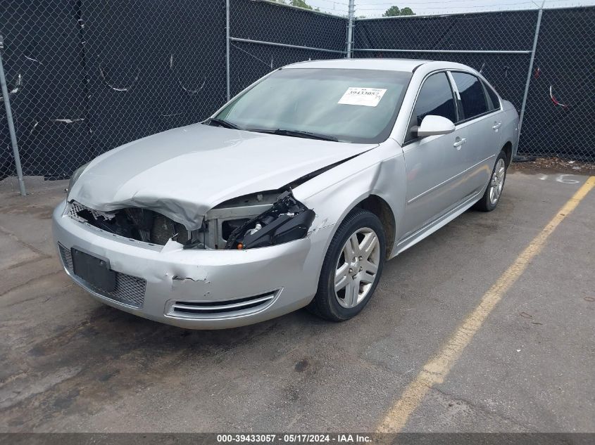 2012 Chevrolet Impala Lt VIN: 2G1WG5E38C1298711 Lot: 39433057