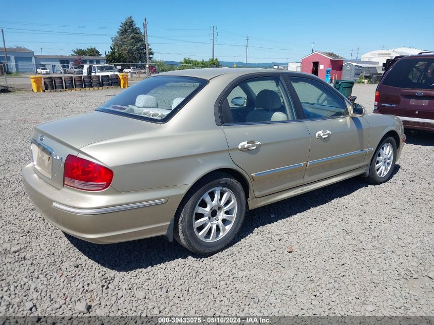 2004 Hyundai Sonata Gls/Lx VIN: KMHWF35H04A942859 Lot: 39433075