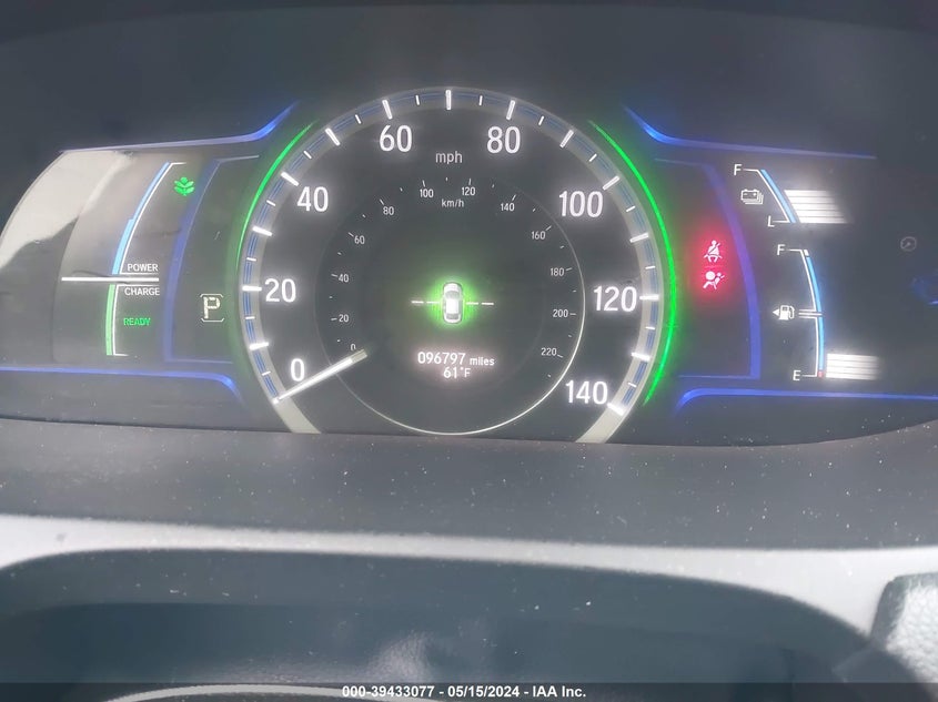 2017 HONDA ACCORD HYBRID VIN: JHMCR6F32HC024543