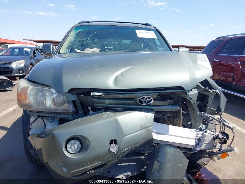 2006 Toyota Highlander Limited V6 VIN: JTEEP21A260154699 Lot: 39433090