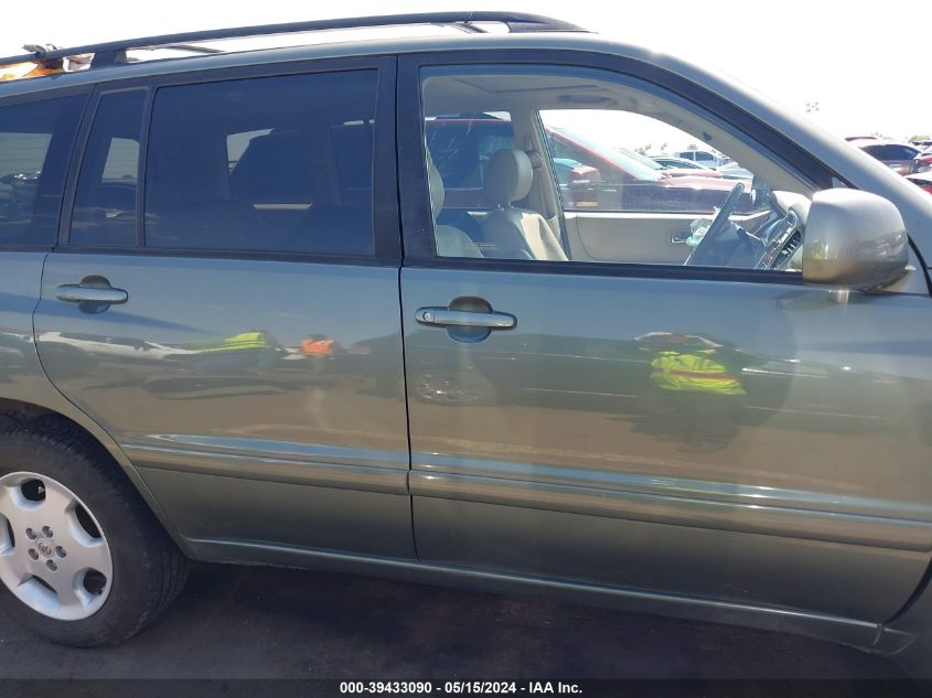 2006 Toyota Highlander Limited V6 VIN: JTEEP21A260154699 Lot: 39433090