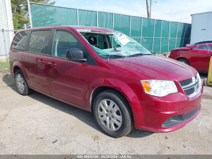 2014 Dodge Grand Caravan Se VIN: 2C4RDGBG5ER130562 Lot: 39433100