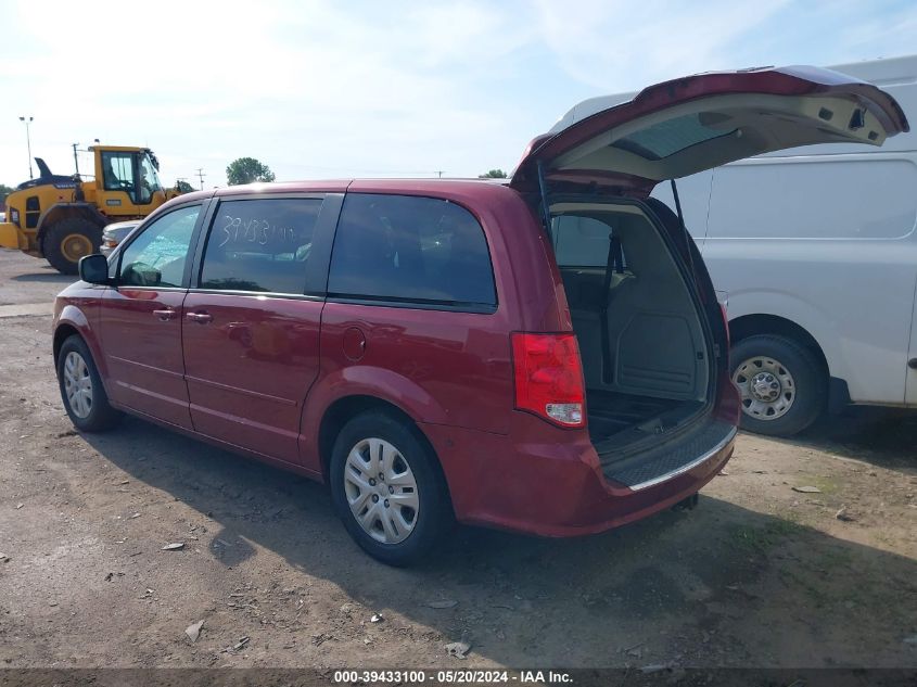 2014 Dodge Grand Caravan Se VIN: 2C4RDGBG5ER130562 Lot: 39433100