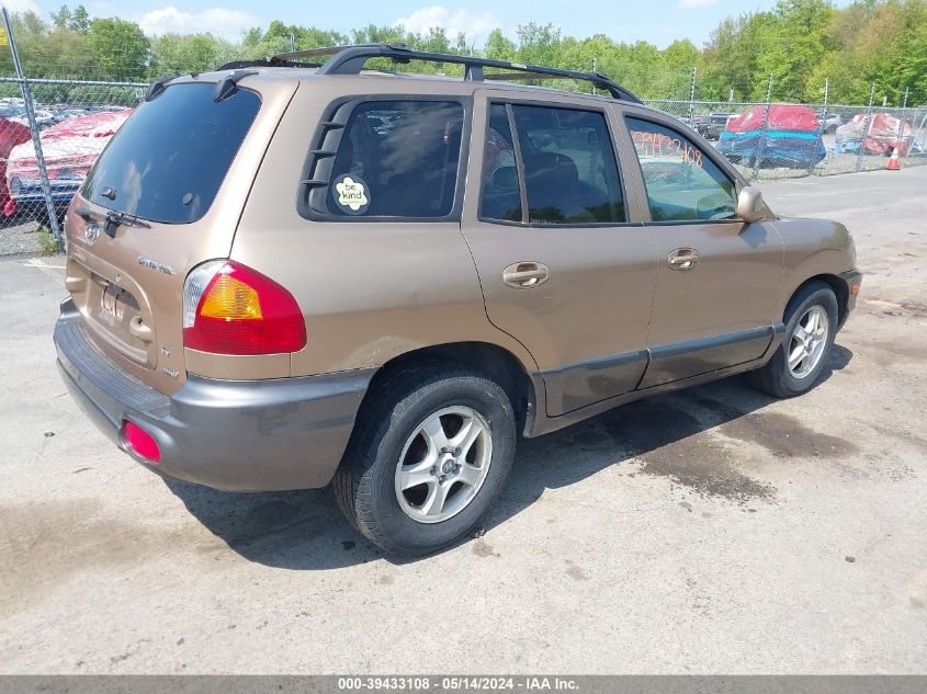 2004 Hyundai Santa Fe Gls VIN: KM8SC73D84U701841 Lot: 39433108