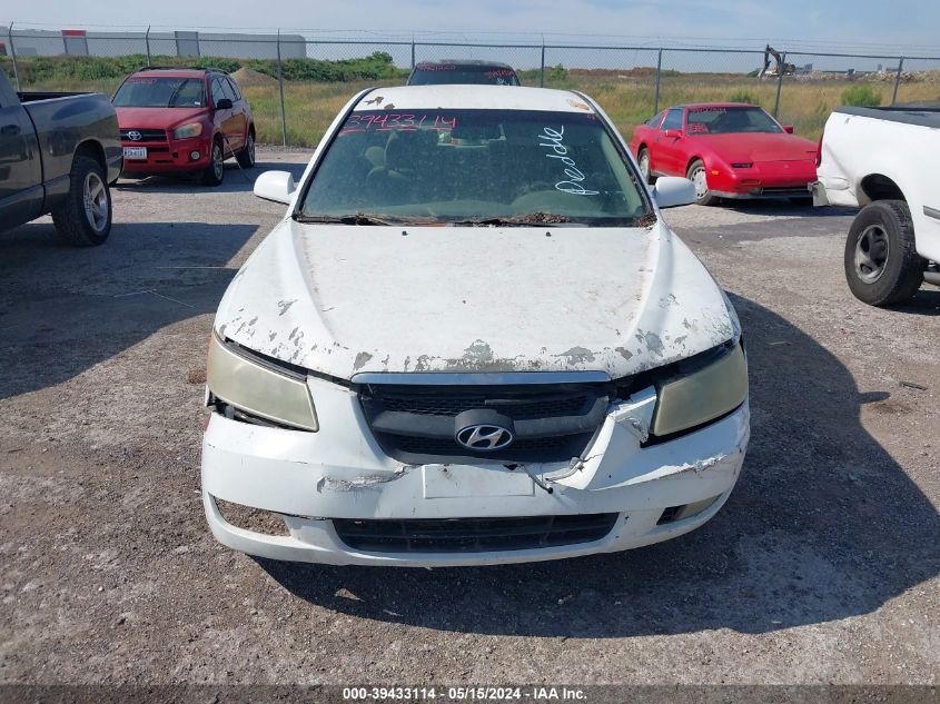 2007 Hyundai Sonata Limited/Se V6 VIN: 5NPEU46F87H184601 Lot: 39433114