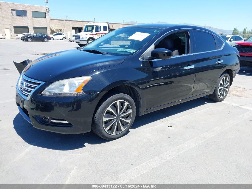 2014 Nissan Sentra S VIN: 3N1AB7AP3EY242123 Lot: 39433122