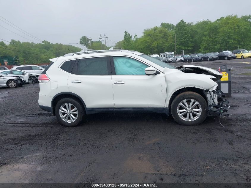 2016 Nissan Rogue Sv VIN: 5N1AT2MV4GC772826 Lot: 39433125
