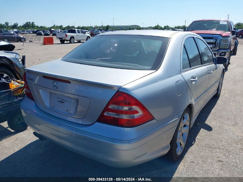 2007 Mercedes-Benz C 230 Sport VIN: WDBRF52H37A947901 Lot: 39433128