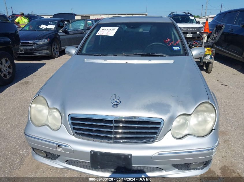 2007 Mercedes-Benz C 230 Sport VIN: WDBRF52H37A947901 Lot: 39433128