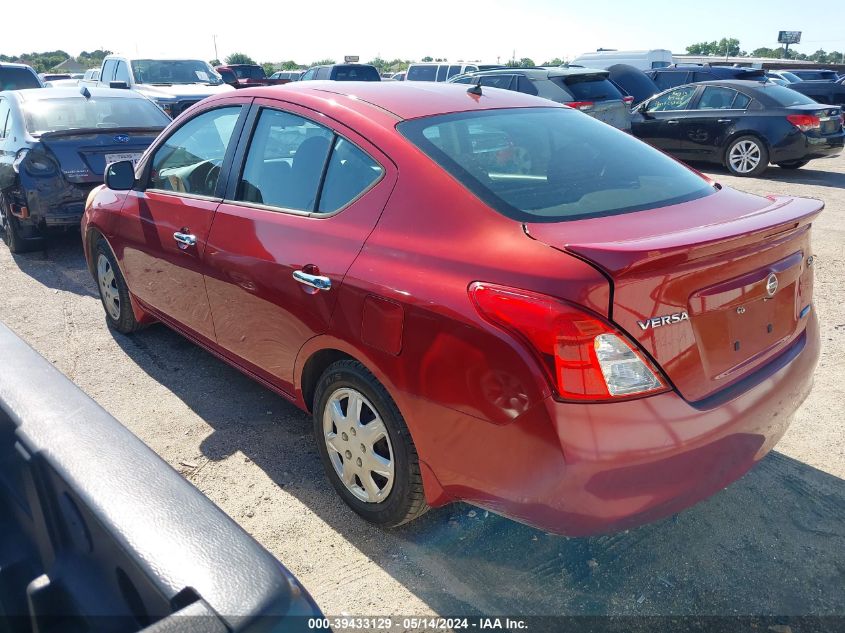 2013 Nissan Versa 1.6 Sv VIN: 3N1CN7AP4DL892154 Lot: 39433129