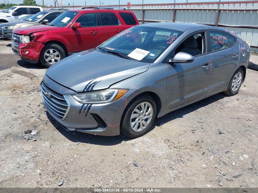 2017 Hyundai Elantra Se VIN: KMHD74LF4HU081783 Lot: 39433136