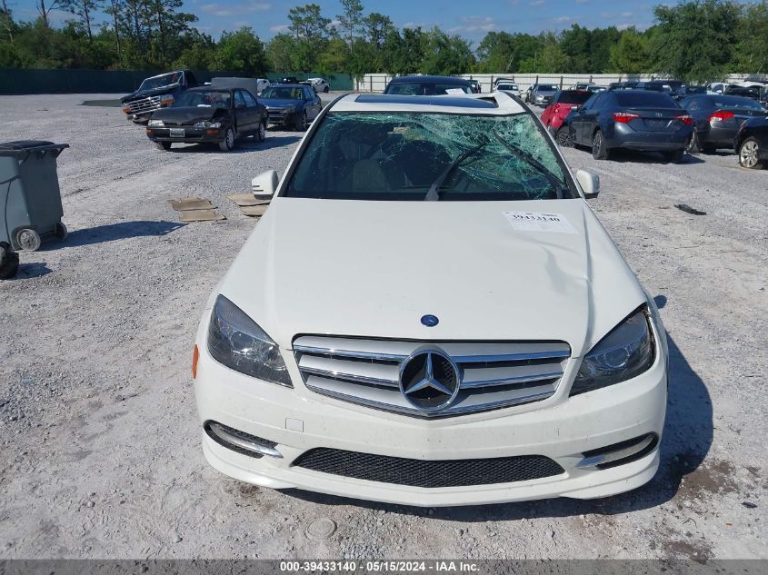 2011 Mercedes-Benz C 300 VIN: WDDGF5EB8BR178490 Lot: 39433140