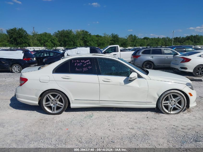 2011 Mercedes-Benz C 300 VIN: WDDGF5EB8BR178490 Lot: 39433140