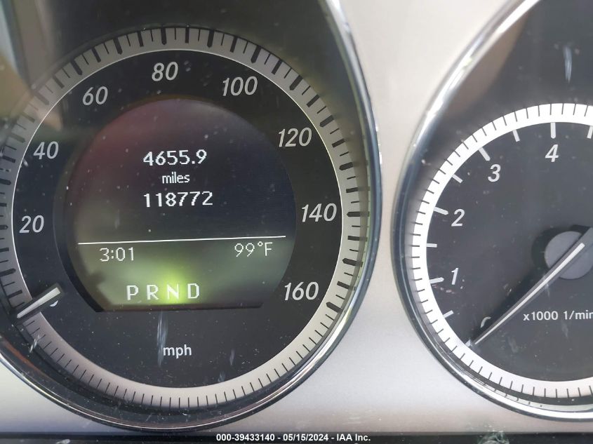 2011 Mercedes-Benz C 300 VIN: WDDGF5EB8BR178490 Lot: 39433140