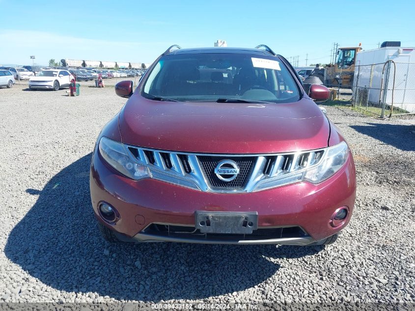 2009 Nissan Murano Le VIN: JN8AZ18W99W117311 Lot: 39433152