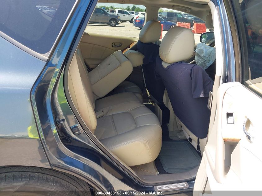 2011 Nissan Murano Le VIN: JN8AZ1MUXBW055539 Lot: 39433153