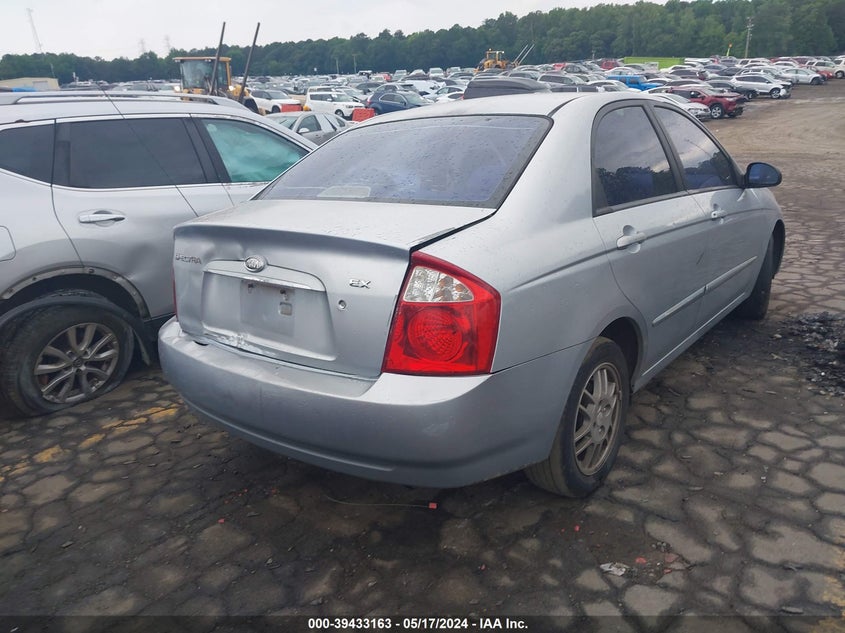 2006 Kia Spectra Ex/Lx/Sx VIN: KNAFE121665270558 Lot: 39433163