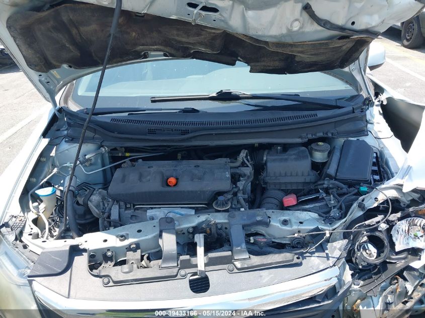 2012 Honda Civic Ex VIN: 19XFB2F83CE061321 Lot: 39433166