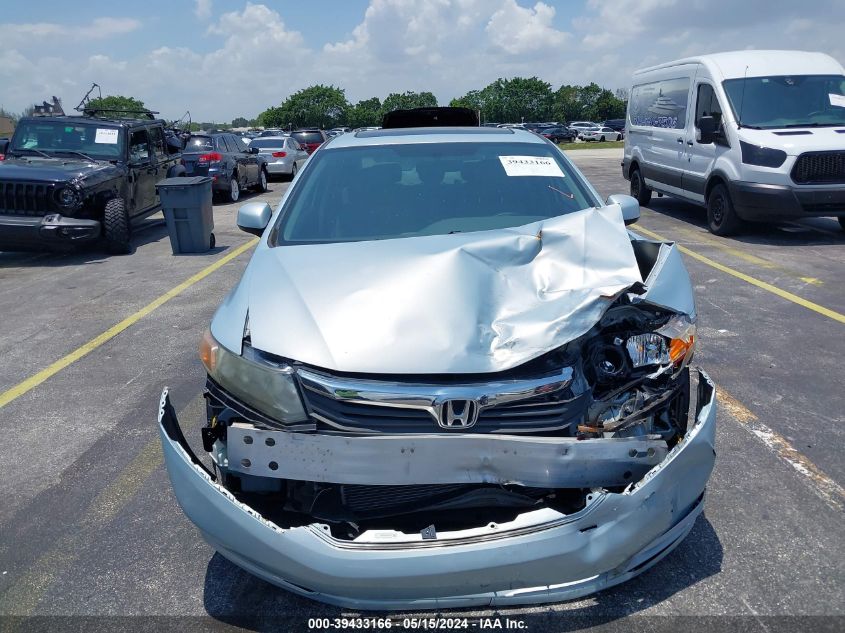 2012 Honda Civic Ex VIN: 19XFB2F83CE061321 Lot: 39433166