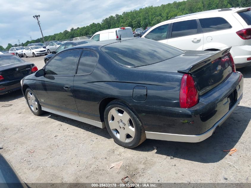 2007 Chevrolet Monte Carlo Ss VIN: 2G1WL15C179417842 Lot: 39433178