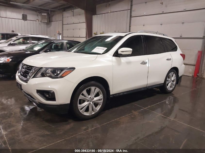 2018 Nissan Pathfinder Sl VIN: 5N1DR2MMXJC604683 Lot: 39433180