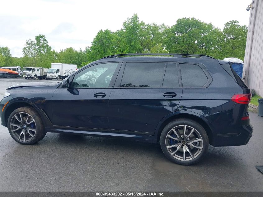 2021 BMW X7 M50I VIN: 5UXCX6C06M9G13900 Lot: 39433202