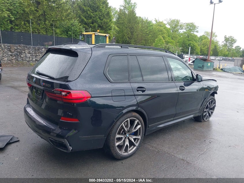 2021 BMW X7 M50I VIN: 5UXCX6C06M9G13900 Lot: 39433202