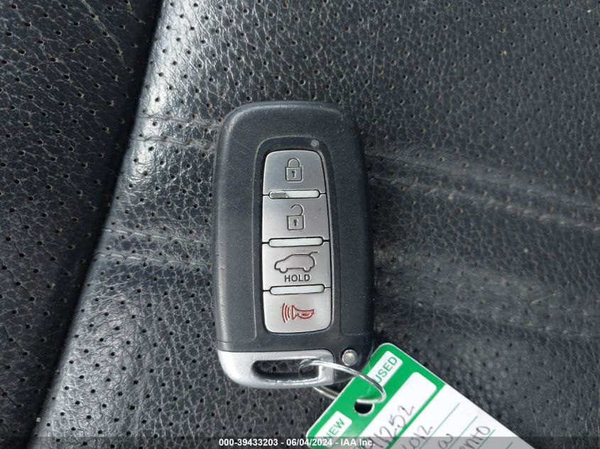 2012 Kia Sorento Sx V6 VIN: 5XYKW4A27CG276477 Lot: 39433203