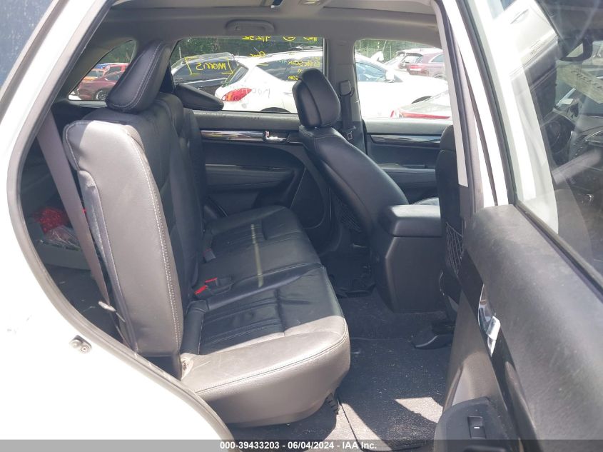 2012 Kia Sorento Sx V6 VIN: 5XYKW4A27CG276477 Lot: 39433203