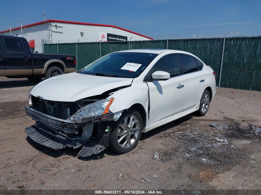 2013 Nissan Sentra Sr VIN: 3N1AB7AP5DL693257 Lot: 39433211