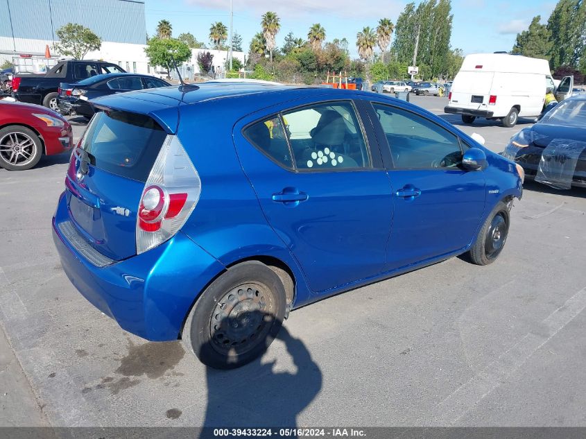 2013 Toyota Prius C Three VIN: JTDKDTB31D1058690 Lot: 39433224