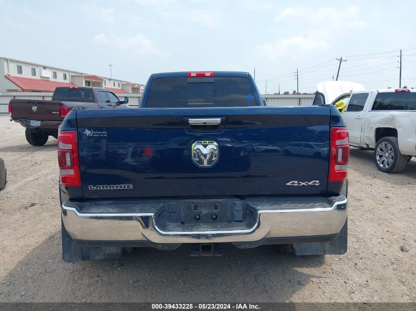 2022 Ram 3500 Laramie 4X4 8' Box VIN: 3C63RRJL6NG363624 Lot: 39433225