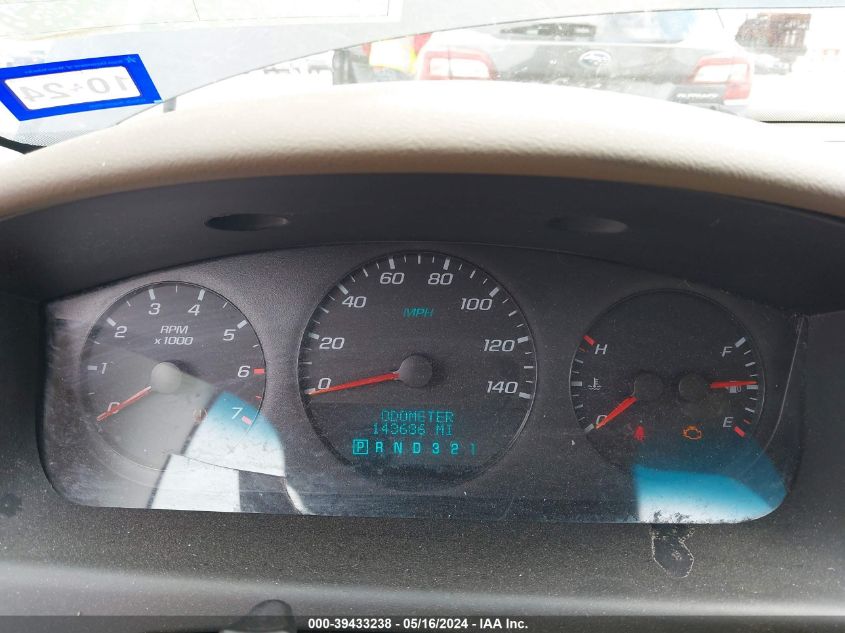 2008 Chevrolet Impala Ls VIN: 2G1WB58K681289627 Lot: 39433238