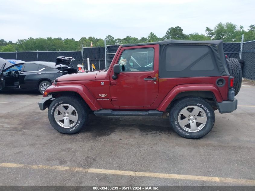 2008 Jeep Wrangler Sahara VIN: 1J4FA54108L567272 Lot: 39433239