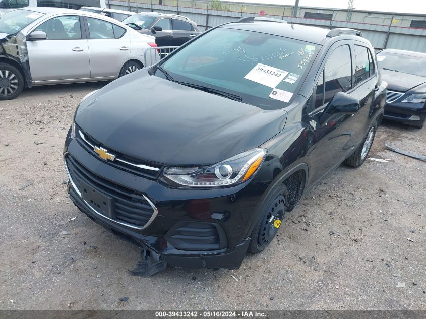 2022 Chevrolet Trax Fwd Lt VIN: KL7CJLSM0NB559987 Lot: 39433242