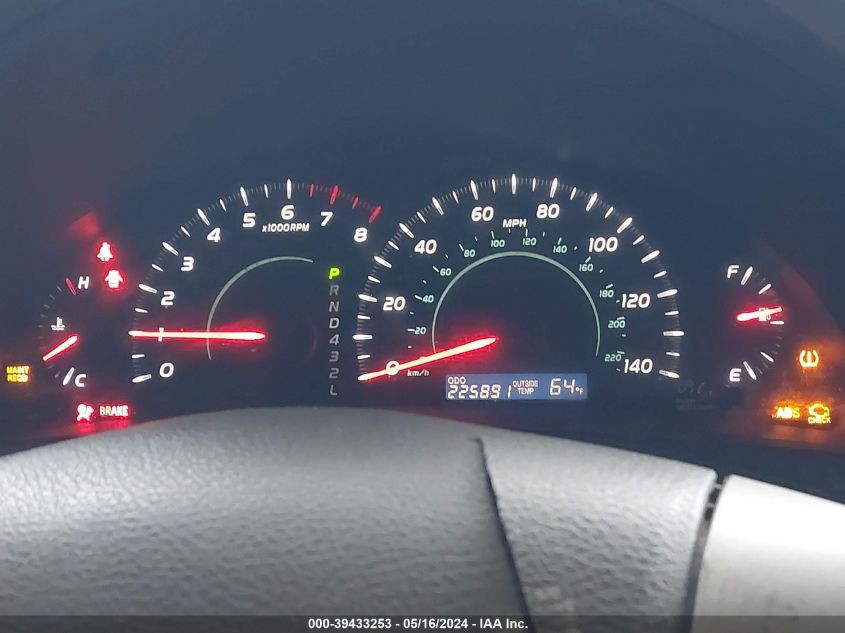 2009 Toyota Camry Le VIN: 4T1BE46K29U266180 Lot: 39433253