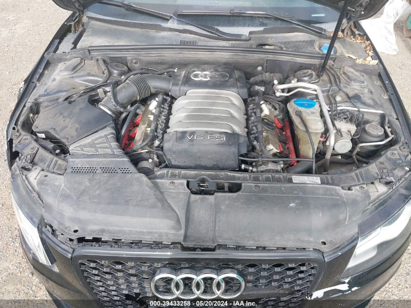 2009 Audi A4 3.2 Quattro VIN: WAULK78K29N027400 Lot: 39433258