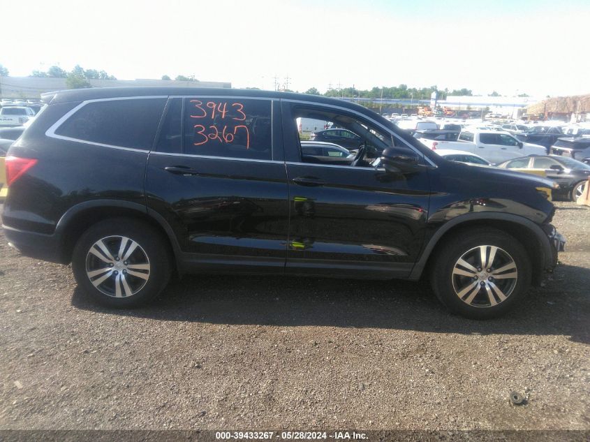 2016 Honda Pilot Ex VIN: 5FNYF6H31GB105337 Lot: 39433267