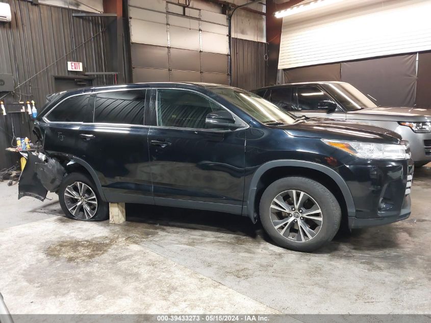 2019 Toyota Highlander Le VIN: 5TDBZRFH2KS924522 Lot: 39433273