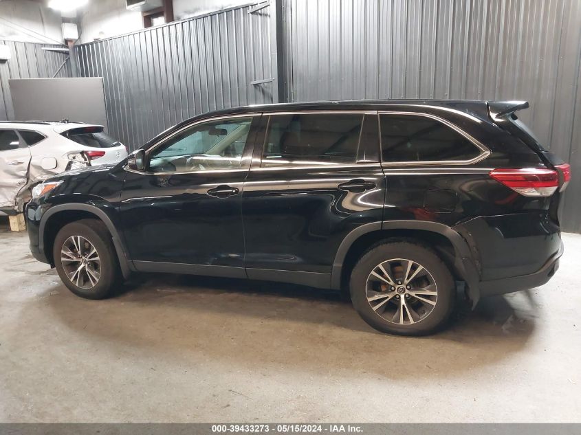 2019 Toyota Highlander Le VIN: 5TDBZRFH2KS924522 Lot: 39433273