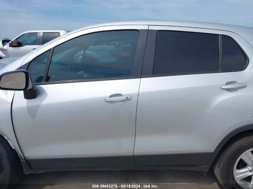 2020 Chevrolet Trax Fwd Ls VIN: 3GNCJKSB7LL232310 Lot: 39433275