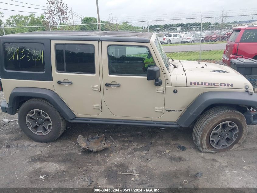 2017 Jeep Wrangler Unlimited Rubicon Hard Rock 4X4 VIN: 1C4BJWFG1HL584237 Lot: 39433284