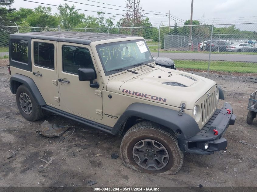 2017 Jeep Wrangler Unlimited Rubicon Hard Rock 4X4 VIN: 1C4BJWFG1HL584237 Lot: 39433284